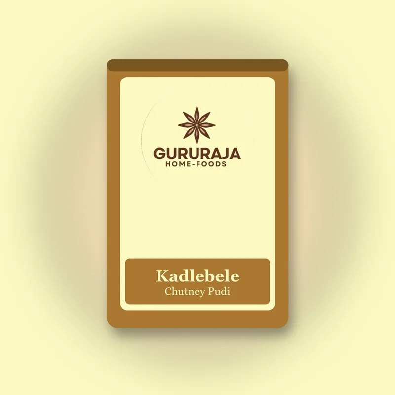 Kadlebele Chutney Pudi pouch by Gururaja Home-Foods